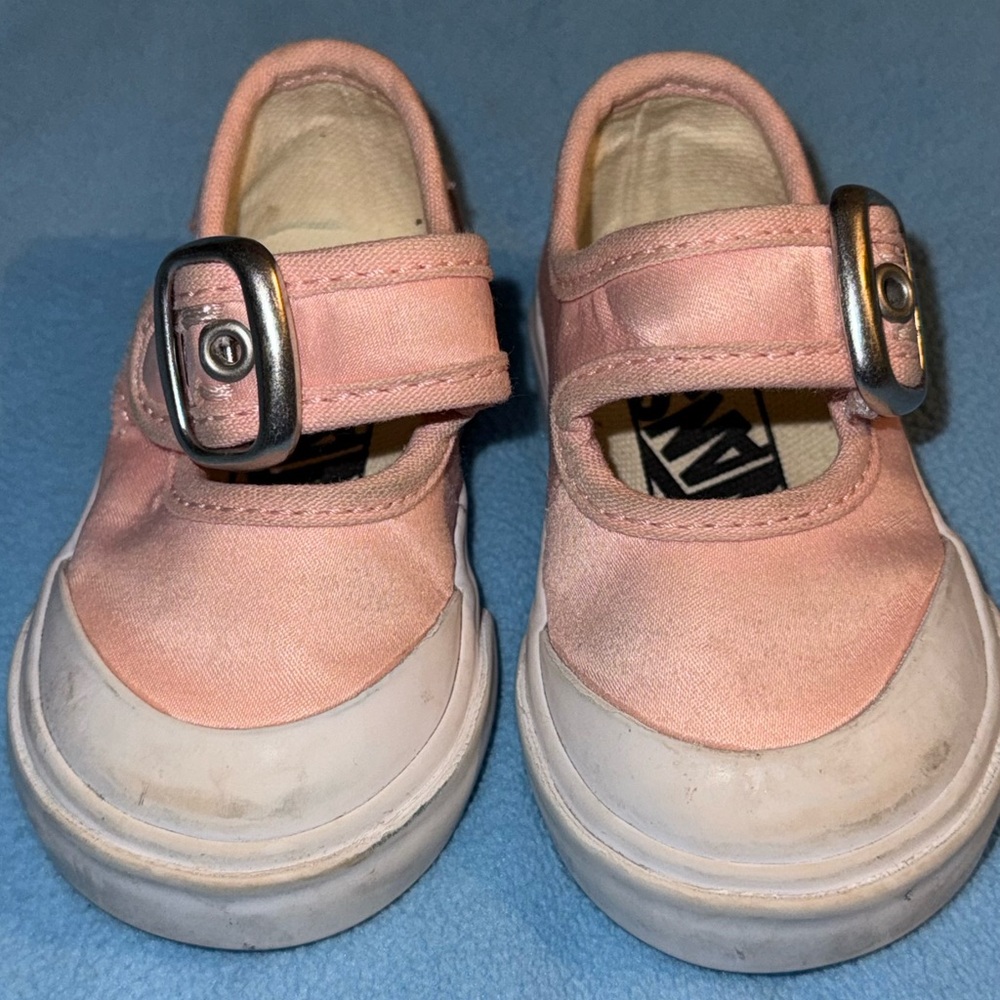 Vans Pink and White Dress Shoes with Classic Design